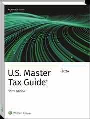 2024 US Master Tax Guide (TAX445) - 20 CPE Hours(PRE-ORDER)