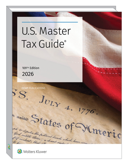 2026 US Master Tax Guide (TAX645) - 20 CPE Hours