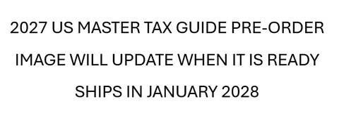 2027 US Master Tax Guide (TAX745) - 20 CPE Hours-Pre-Order