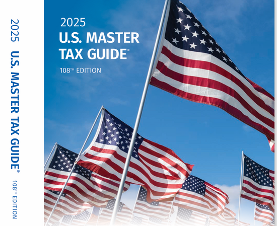 2025 US Master Tax Guide (TAX545) - 20 CPE Hours Pre-Order